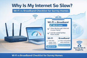 Why is my internet so slow? Wi-Fi vs broadband checklist for Surrey homes